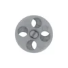 Bouton pression enfant - gris