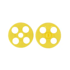 Bouton pression enfant - jaune