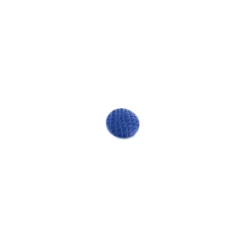 Bouton similicuir python bleu