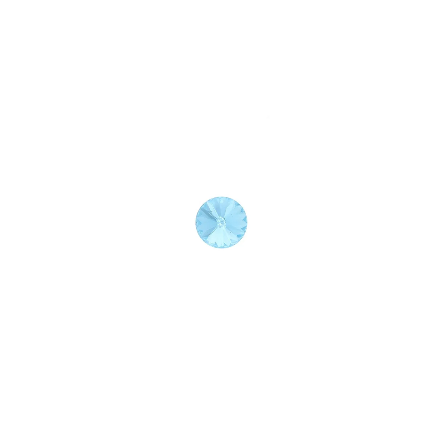Bouton strass Nyla - bleu