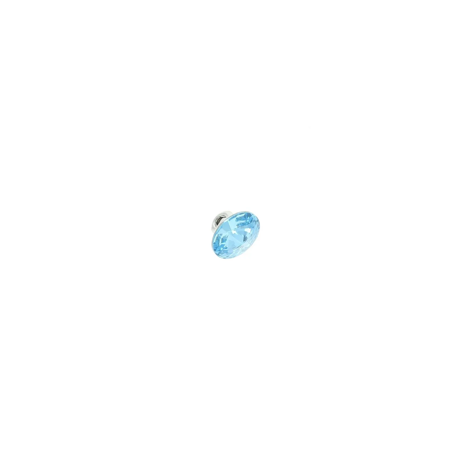 Bouton strass Nyla - bleu