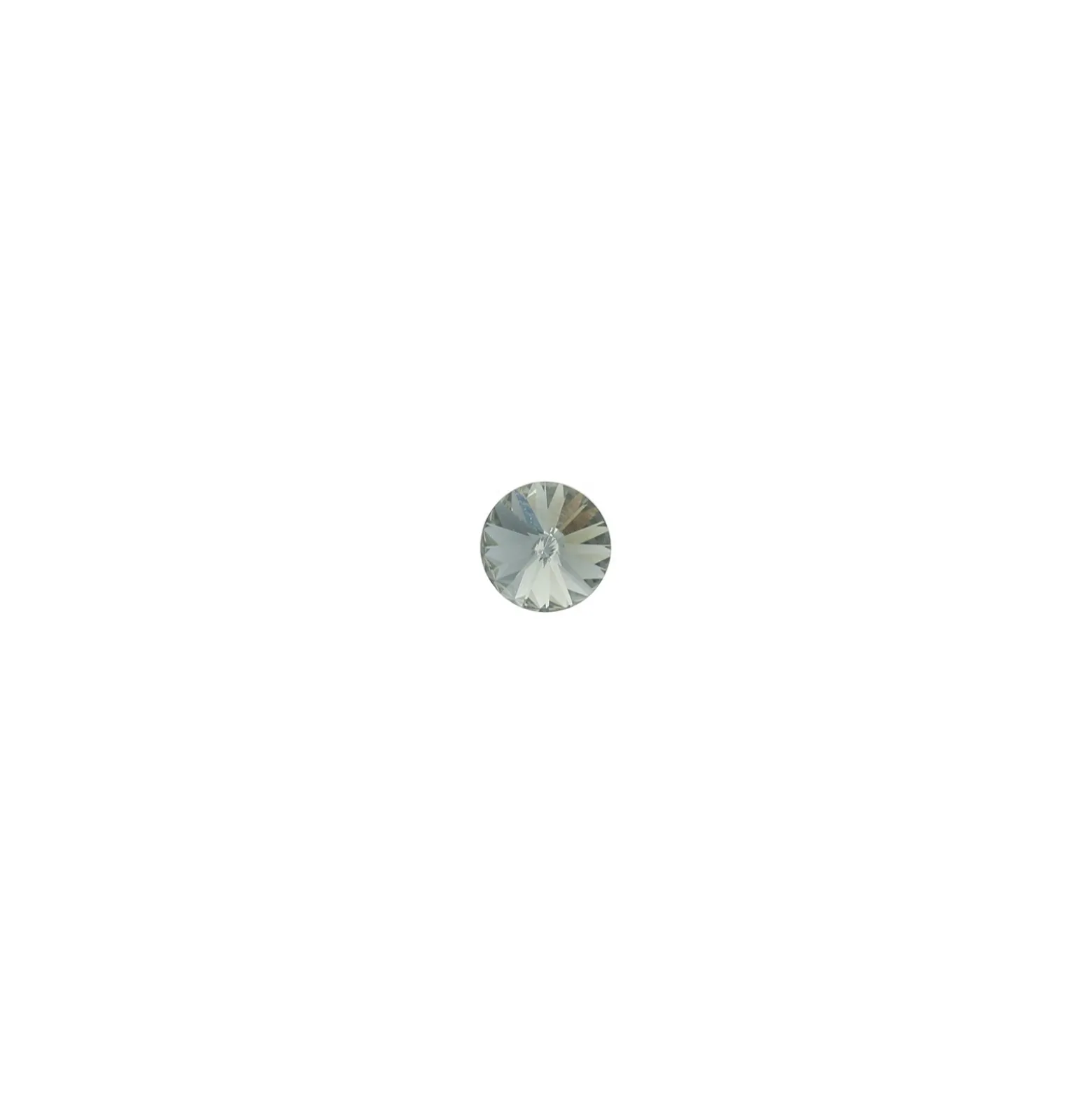 Bouton strass Nyla - gris