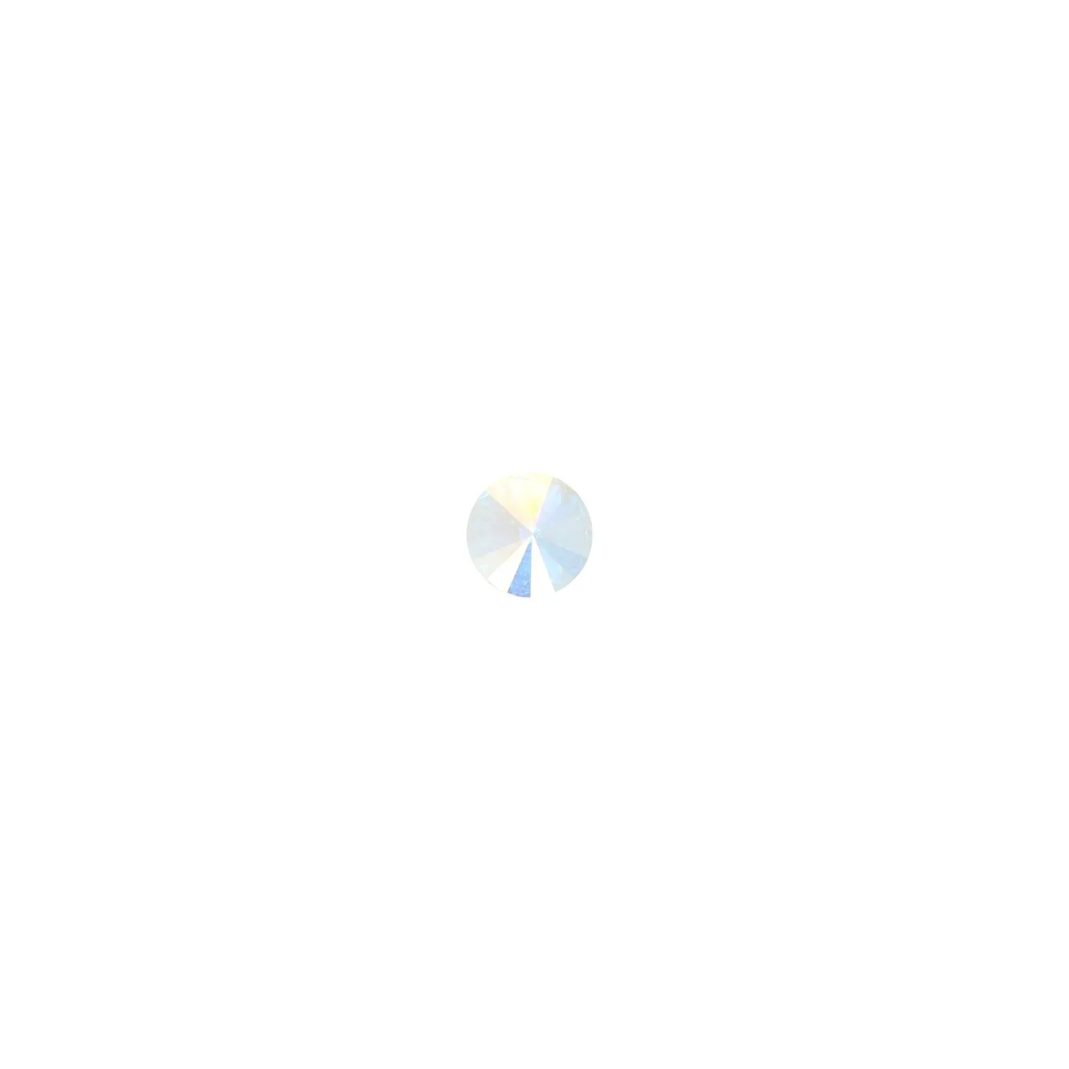 Bouton strass Nyla - holographique