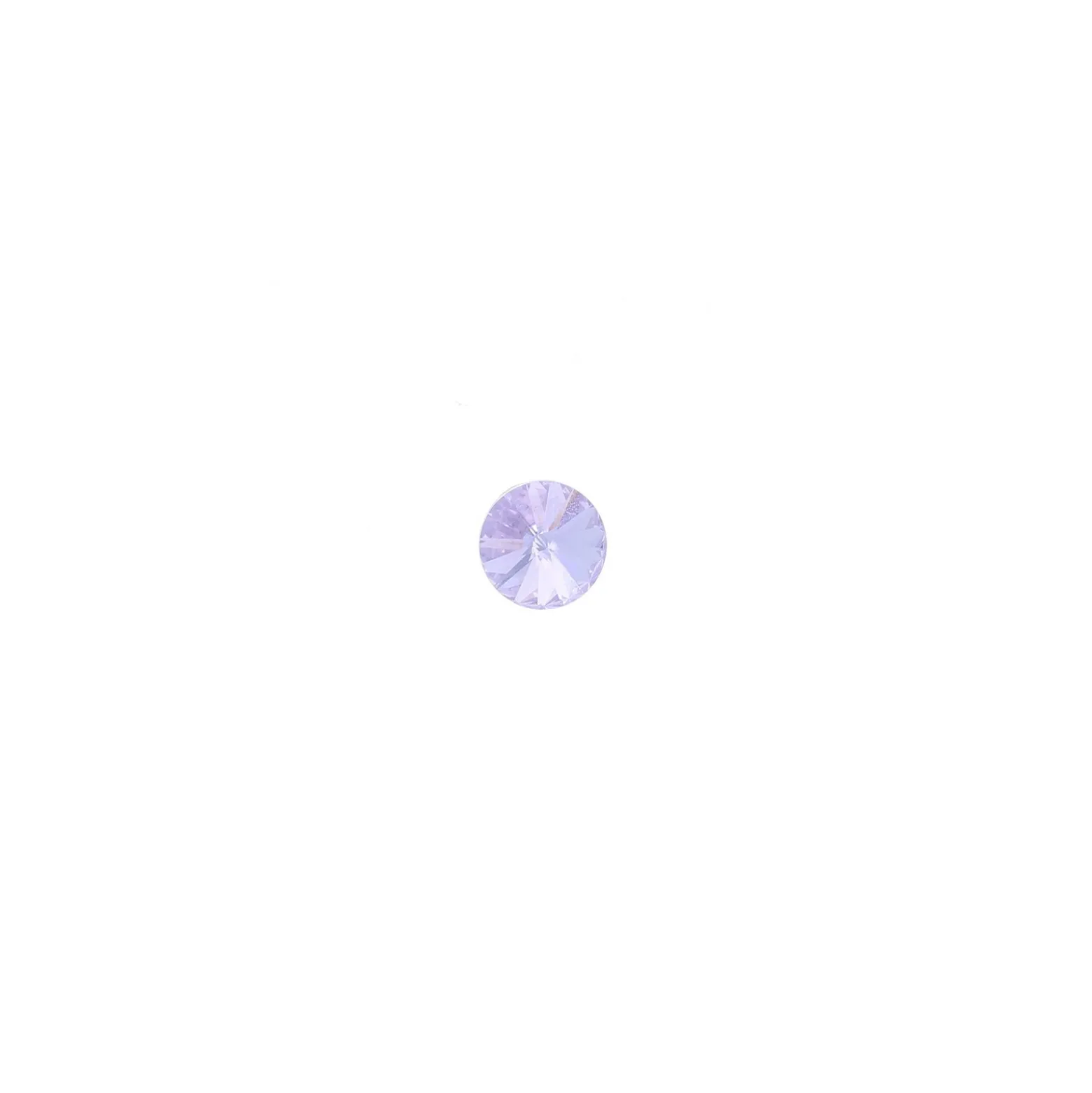 Bouton strass Nyla - violet