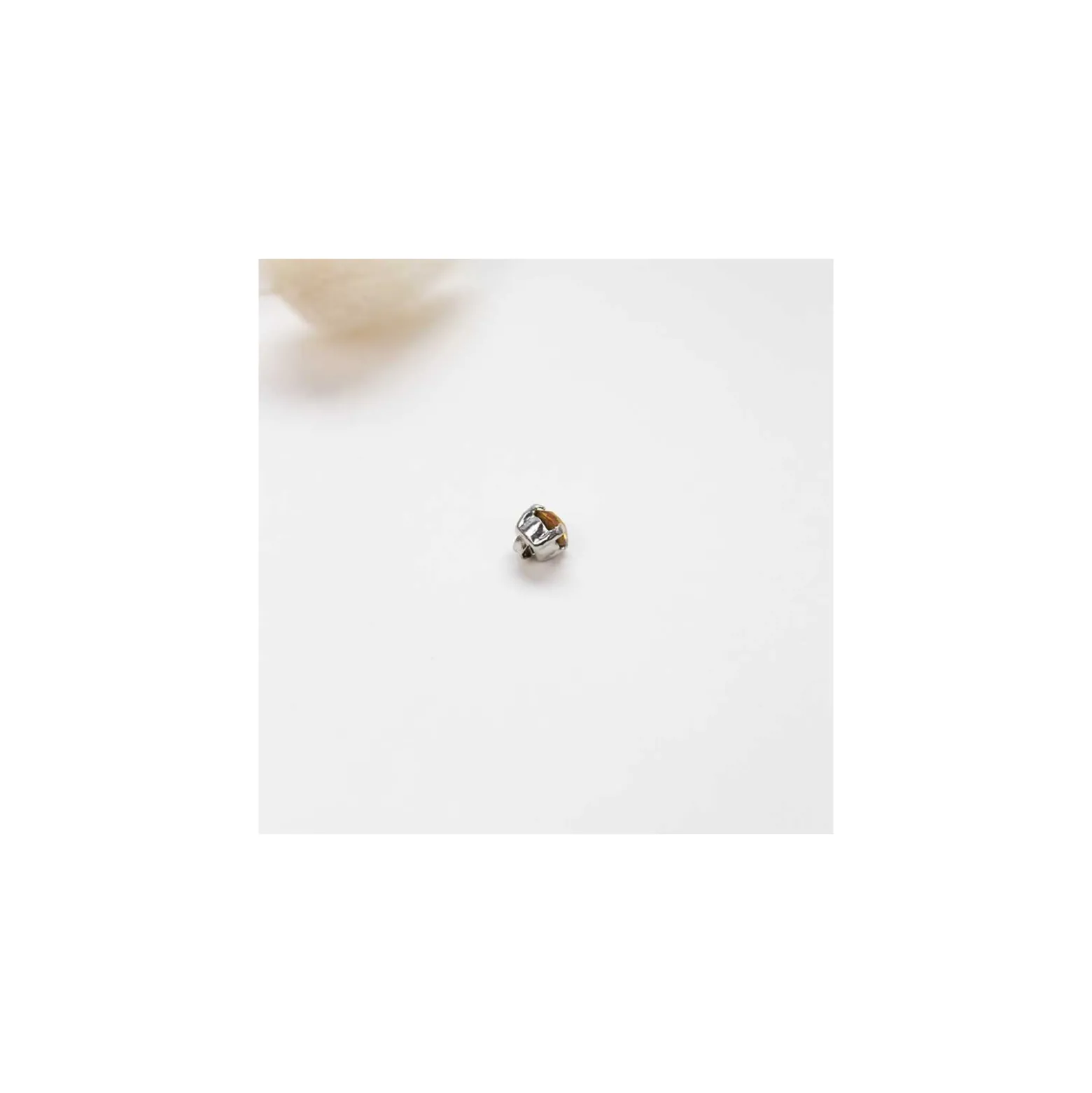 Bouton strass Sweet angels 7mm - orange