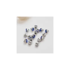 Bouton strass Sweet angels 7mm - bleu saphir