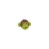Bouton Tête de singe vert anis