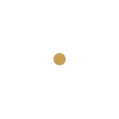 Bouton zamak velouté - ocre