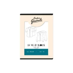 Box couture blouse festonnée - La vie en blouse - sarcelle