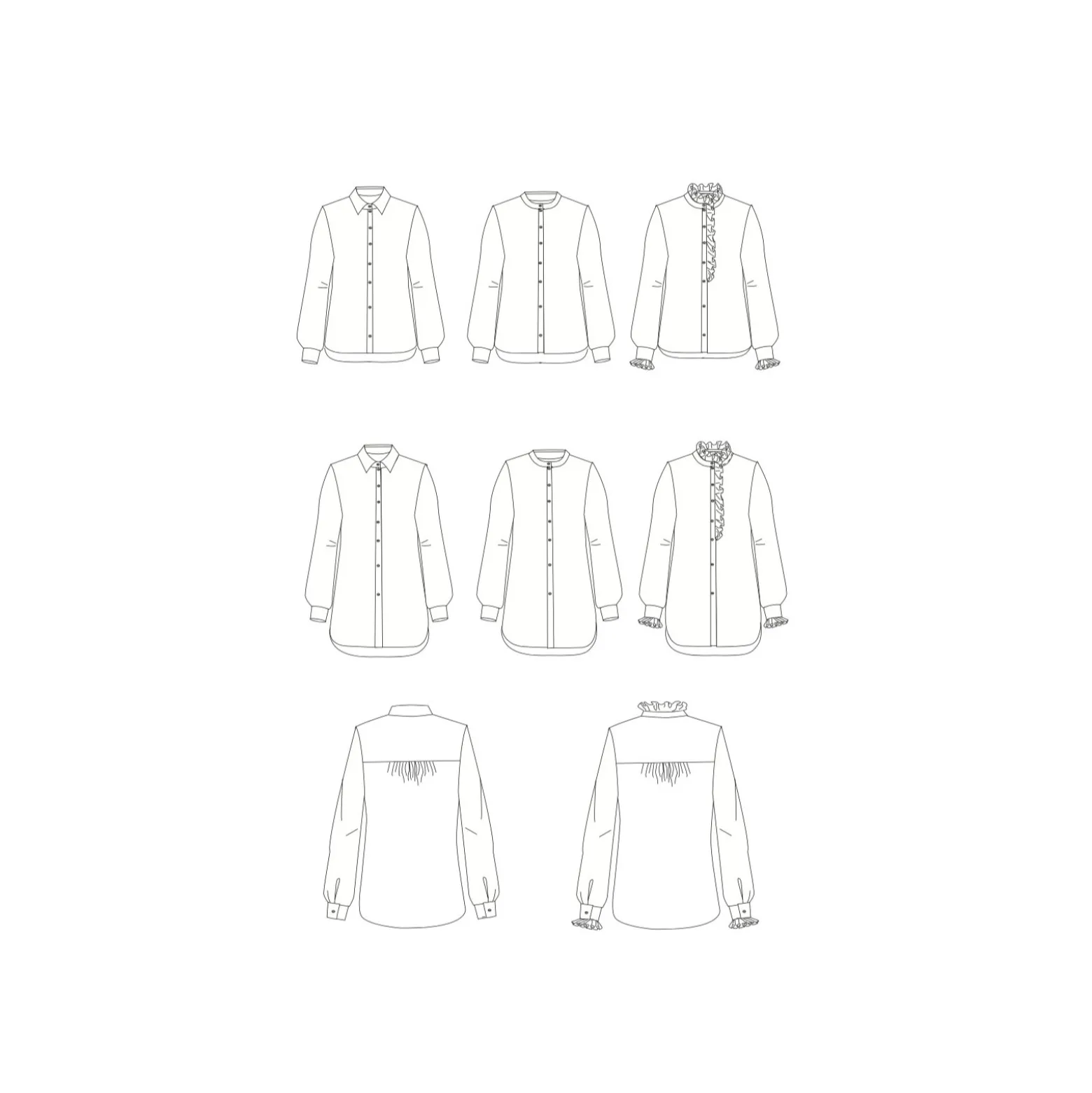 Box couture chemise / robe - Jean & col