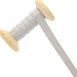 Bretelle lingerie élastique 12 mm - gris - Bobine de 15 m