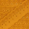 Broderie Anglaise Luceline 65 mm - jaune moutarde