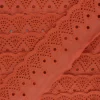 Broderie Anglaise Luceline 65 mm - orange