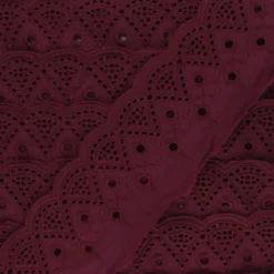 Broderie Anglaise Luceline 65 mm - prune