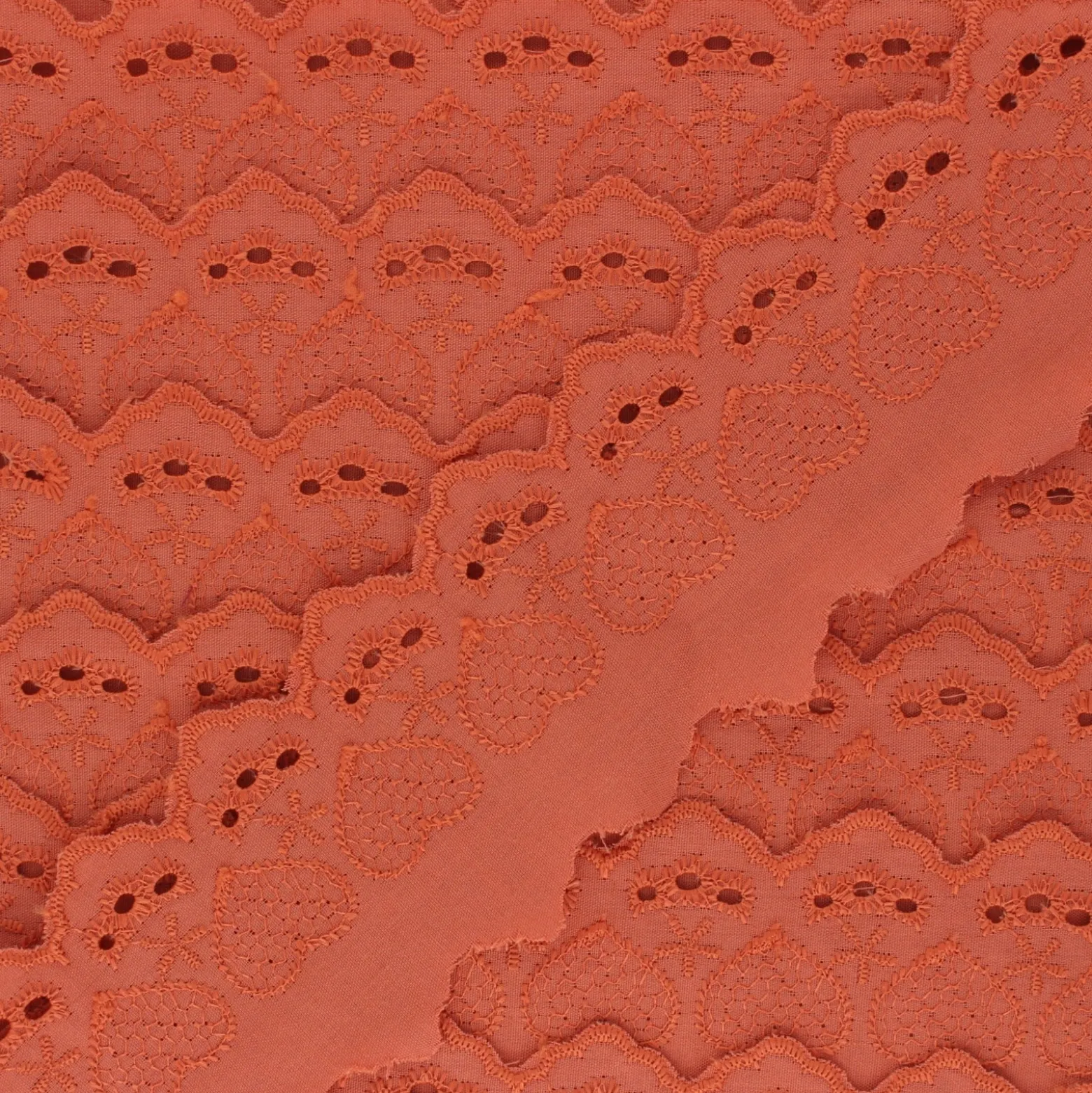 Broderie Anglaise Lucine 55 mm - orange