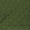 Broderie Anglaise passe-ruban Esmée 60 mm - vert kaki