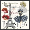 Carré Jacquard Adele - blanc
