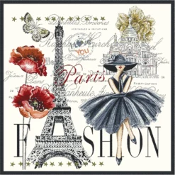 Carré Jacquard Adele - blanc