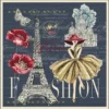 Carré Jacquard Adele - bleu nuit