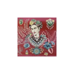Carré Jacquard Alma de Frida - Fuschia