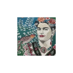 Carré Jacquard Alma de Frida - vert