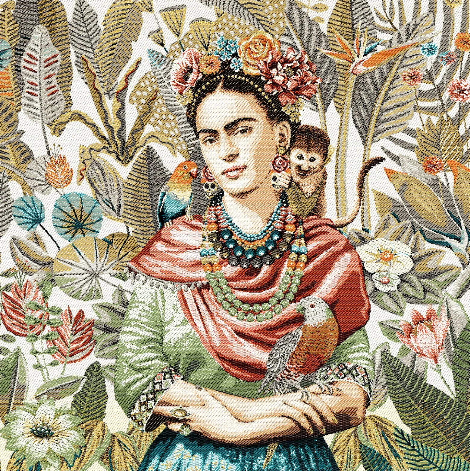 Carré Jacquard Carmen - Beige