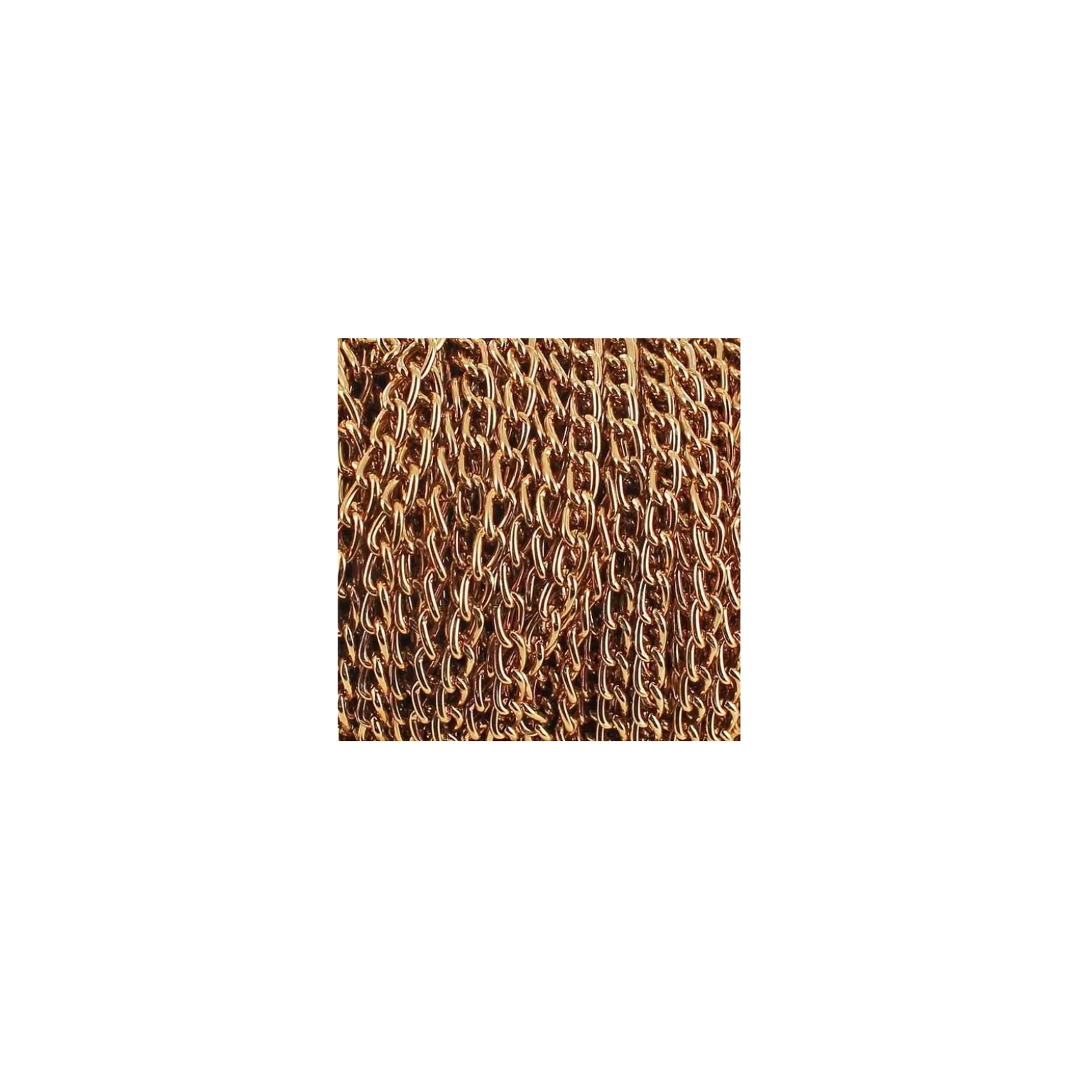 Chaine alu 3 mm cuivre x 50cm