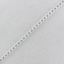 Chaine à maillons 9 mm argent