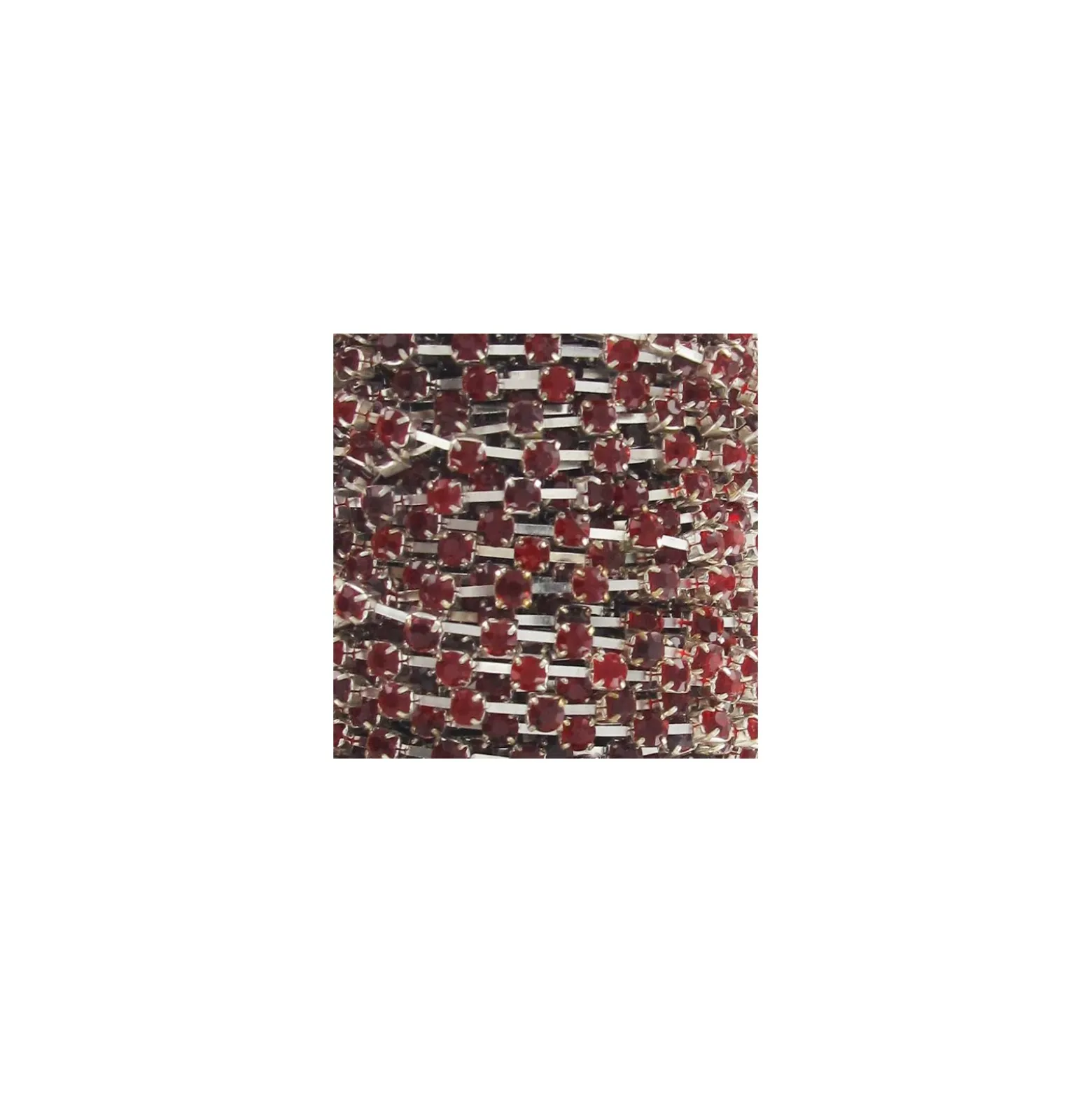 Chainette strass rouge x 50cm