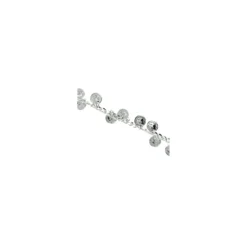 ♥ Chaînette breloques pièces argent 20 cm ♥