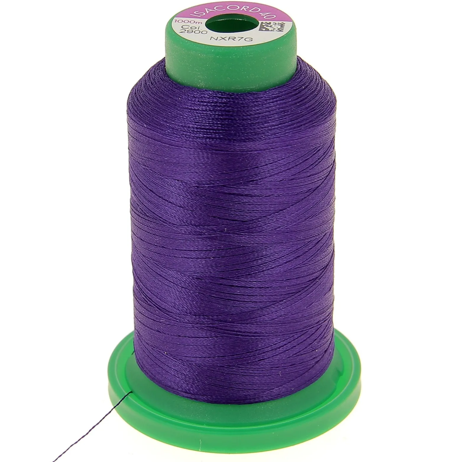 Cône de fil à broder ISACORD40 1000 m violet