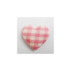 Coeur Vichy rose