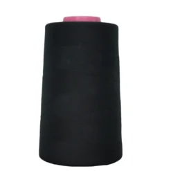 Cone de fil à coudre noir 4 573 m 100% polyester - Couture loisirs
