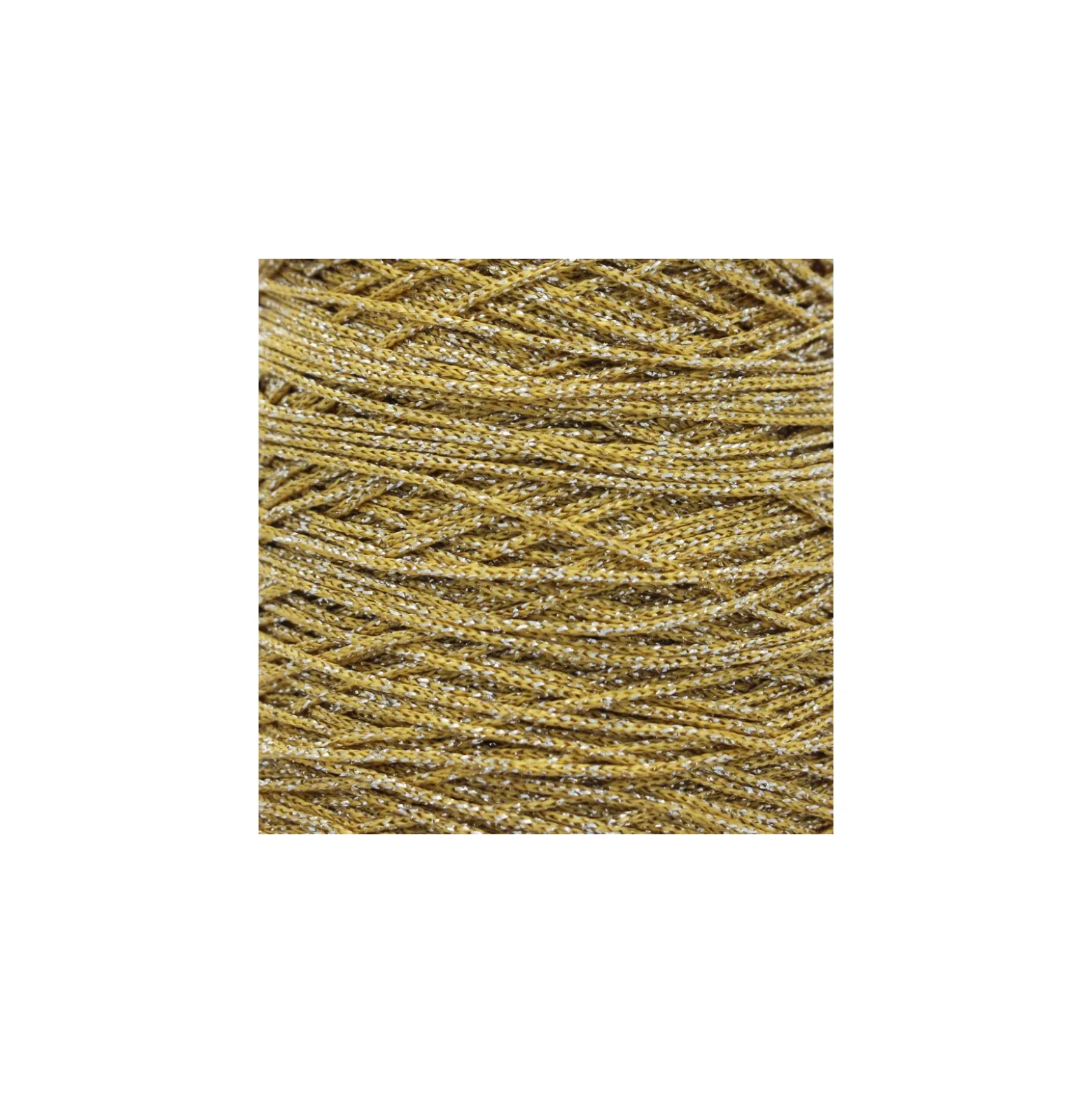 Cordon Lurex Filo 1,5 mm - Jaune/Argent