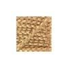 Cordon simili cuir tressé plat doré brillant