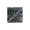 Cordon simili cuir tressé plat noir brillant