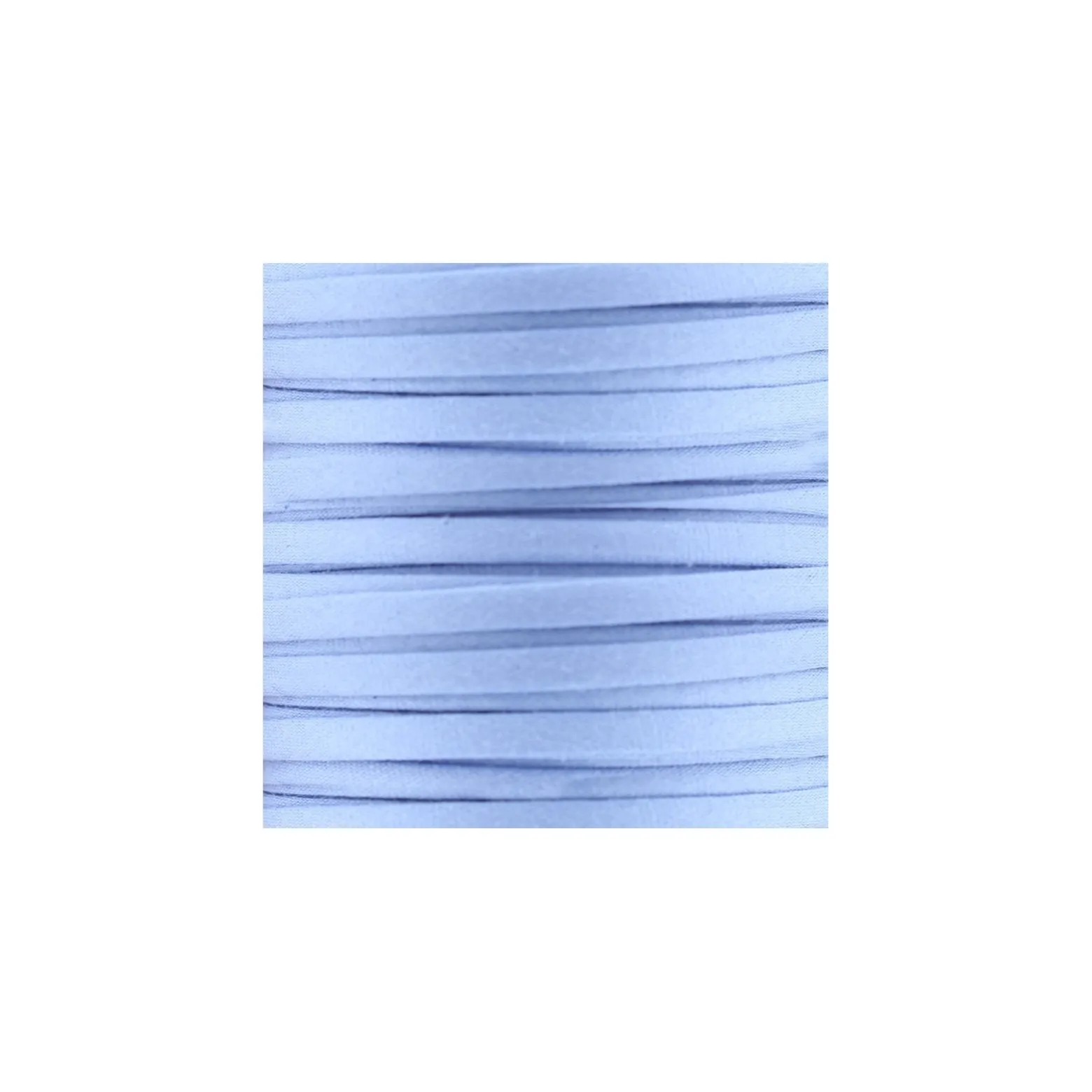 Cordon Spaghetti coton 5 mm - ciel