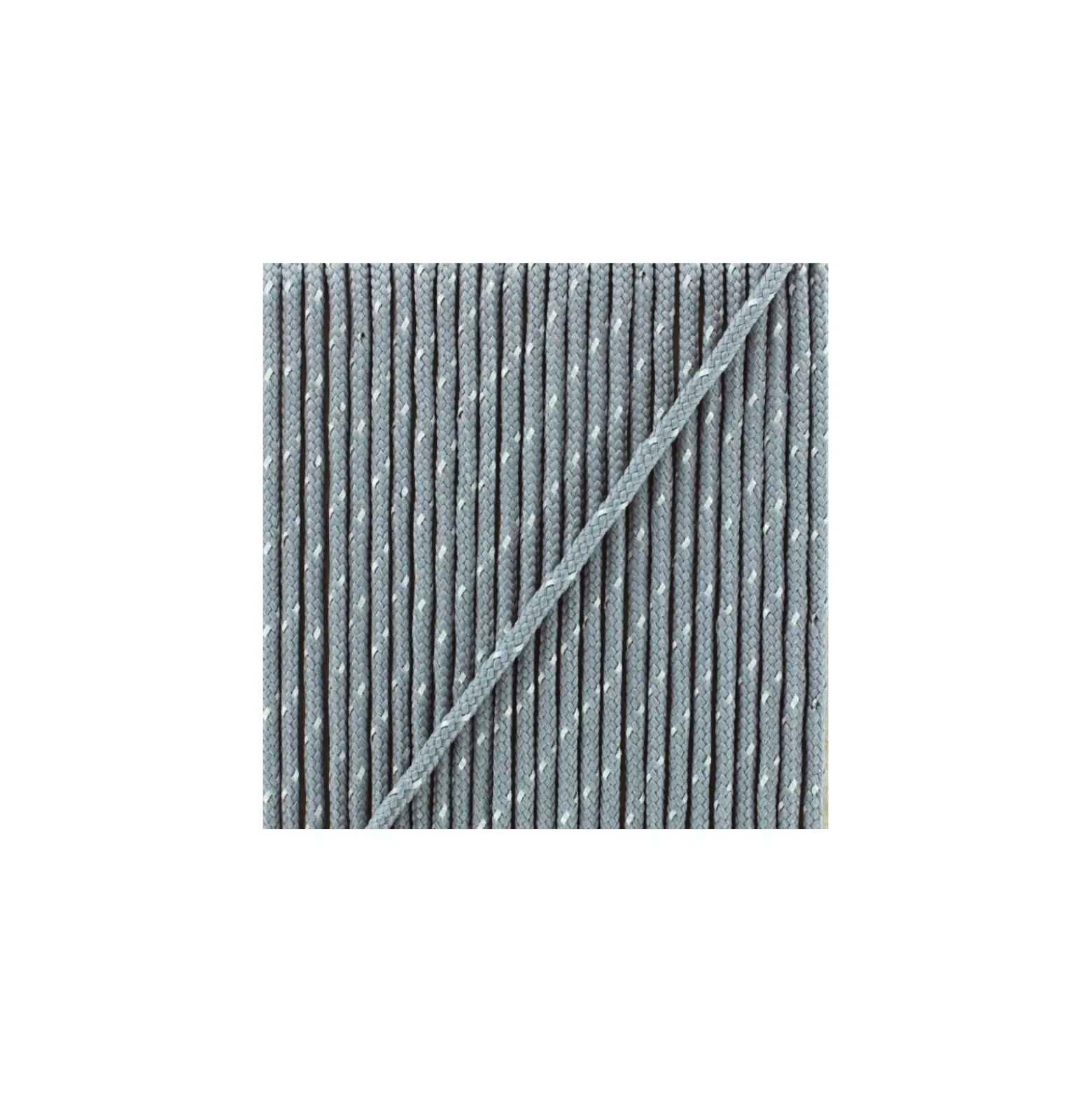 Cordon Sport réfléchissant 3 mm- gris