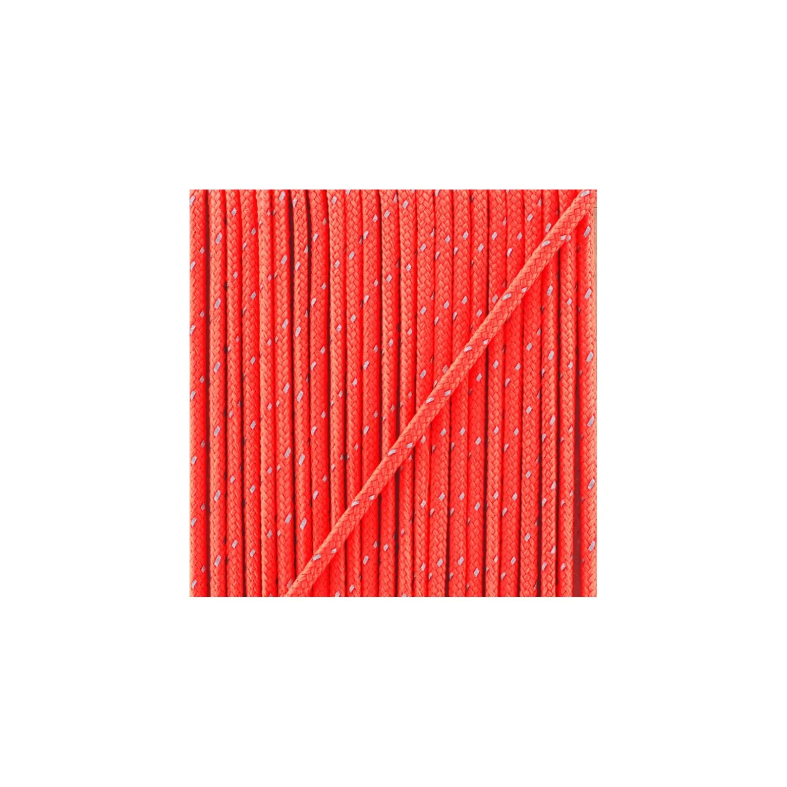 Cordon Sport réfléchissant 3 mm- rose fluo