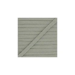 Cordon Tressé aspect cuir Odessa 9 mm - gris