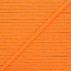 Cordon tressé Fluoria 9mm - orange fluo