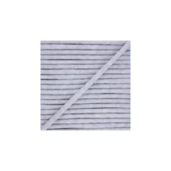 Cordon tricoté chiné 7 mm - gris