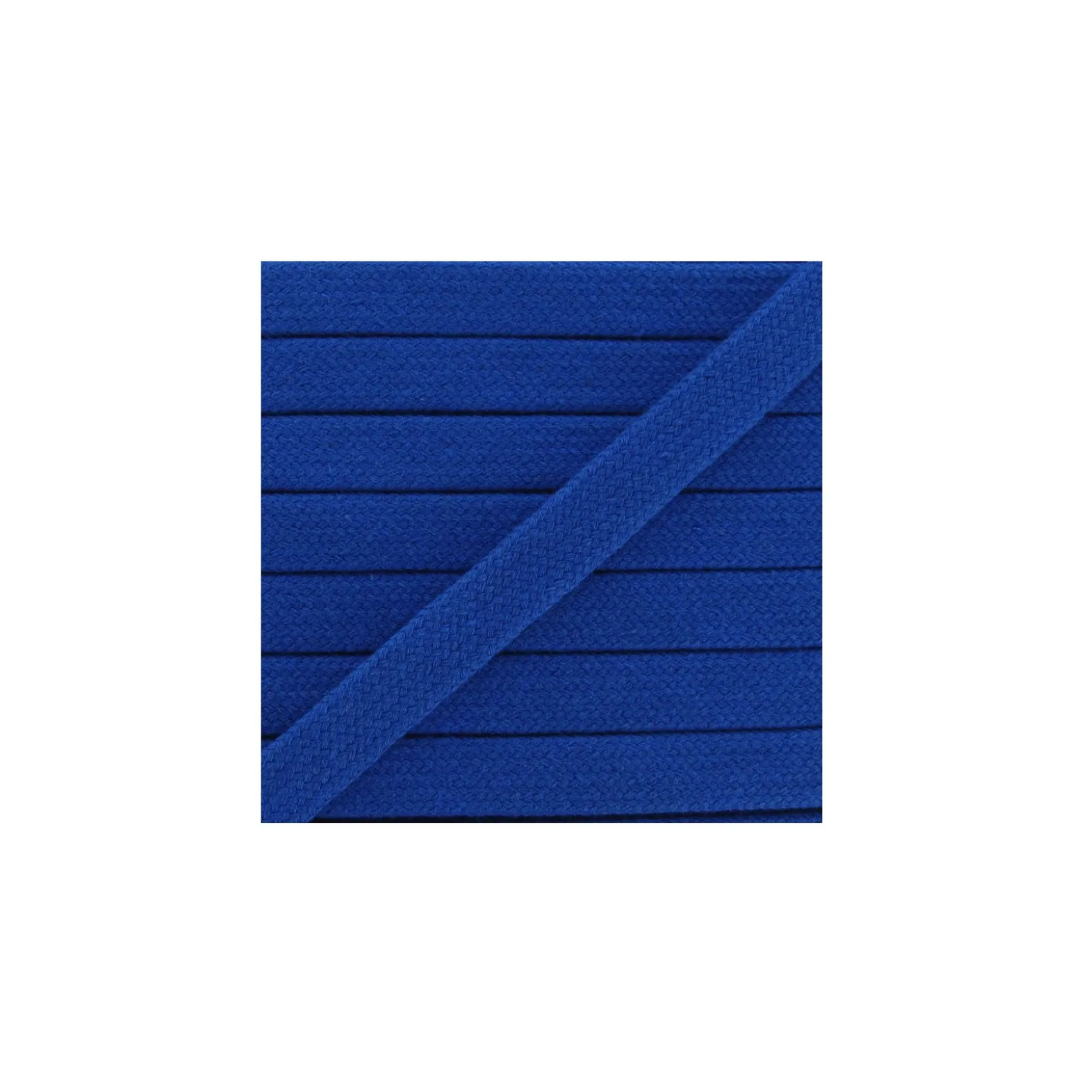 Cordon tubulaire bleu roy