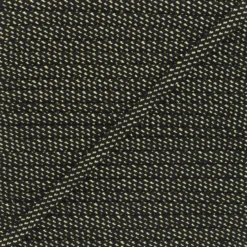 Cordon tubulaire lurex 10mm - noir/or