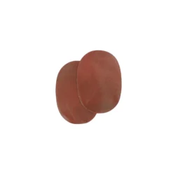 Coudières Cuir Agneau véritable acajou