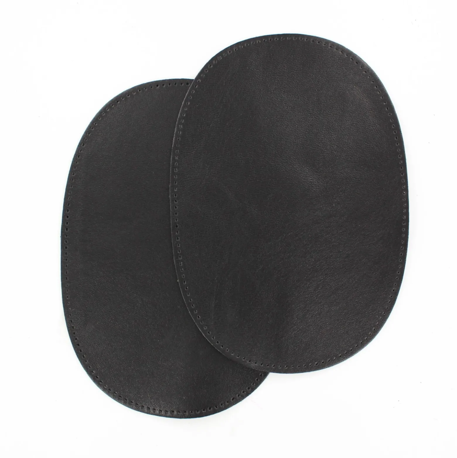 Coudières Cuir Agneau véritable noir