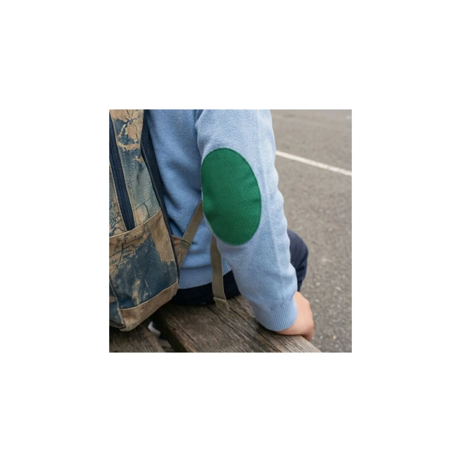 Coudières Genouillères thermocollantes unies - Enfant