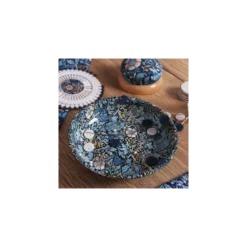 Coupelle aimantée pour aiguilles et épingles Hobby Gift Create - Collection fleurs bleues