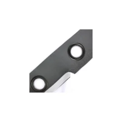 ♥ Coupon 120 cm ♥ Bande à oeillets auto-agrippante Rivetstrip® - gris x 18cm