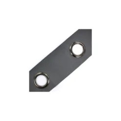 ♥ Coupon 120 cm ♥ Bande à oeillets auto-agrippante Rivetstrip® - gris x 18cm
